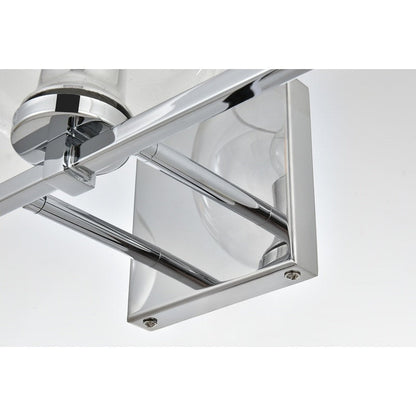 Applique murale Julian 1 lumière noire et transparente