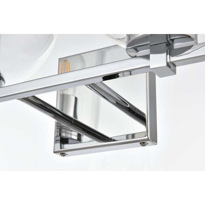 Applique murale Julian 1 lumière noire et transparente