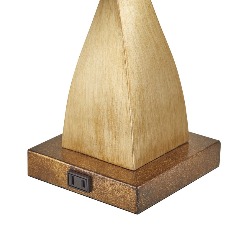 Lampe de table tactile KAWOTI 22'' avec ports USB et ampoules (lot de 2)