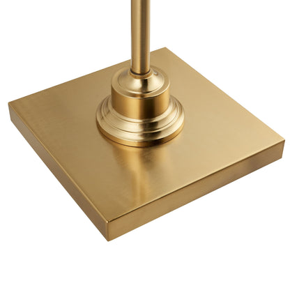 Lampadaire KAWOTI 60,5'' à 2 lumières avec abat-jour en tissu Empire