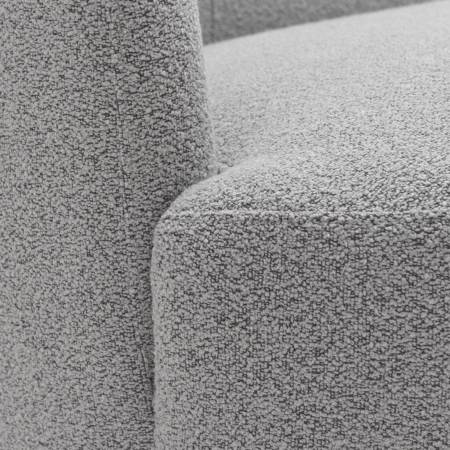 Causeuse 2 places rembourrée KINWELL Boucle avec oreillers