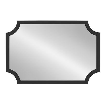 Miroir à cadre en bois festonné Kate et Laurel Hogan