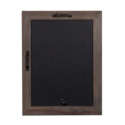 Ensemble de 10 cadres photo muraux en bois Kate and Laurel Bordeaux