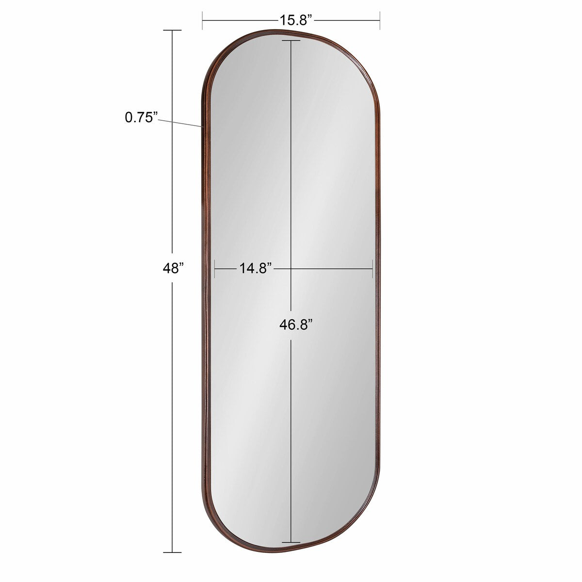 Miroir mural encadré Kate et Laurel Caskill Capsule