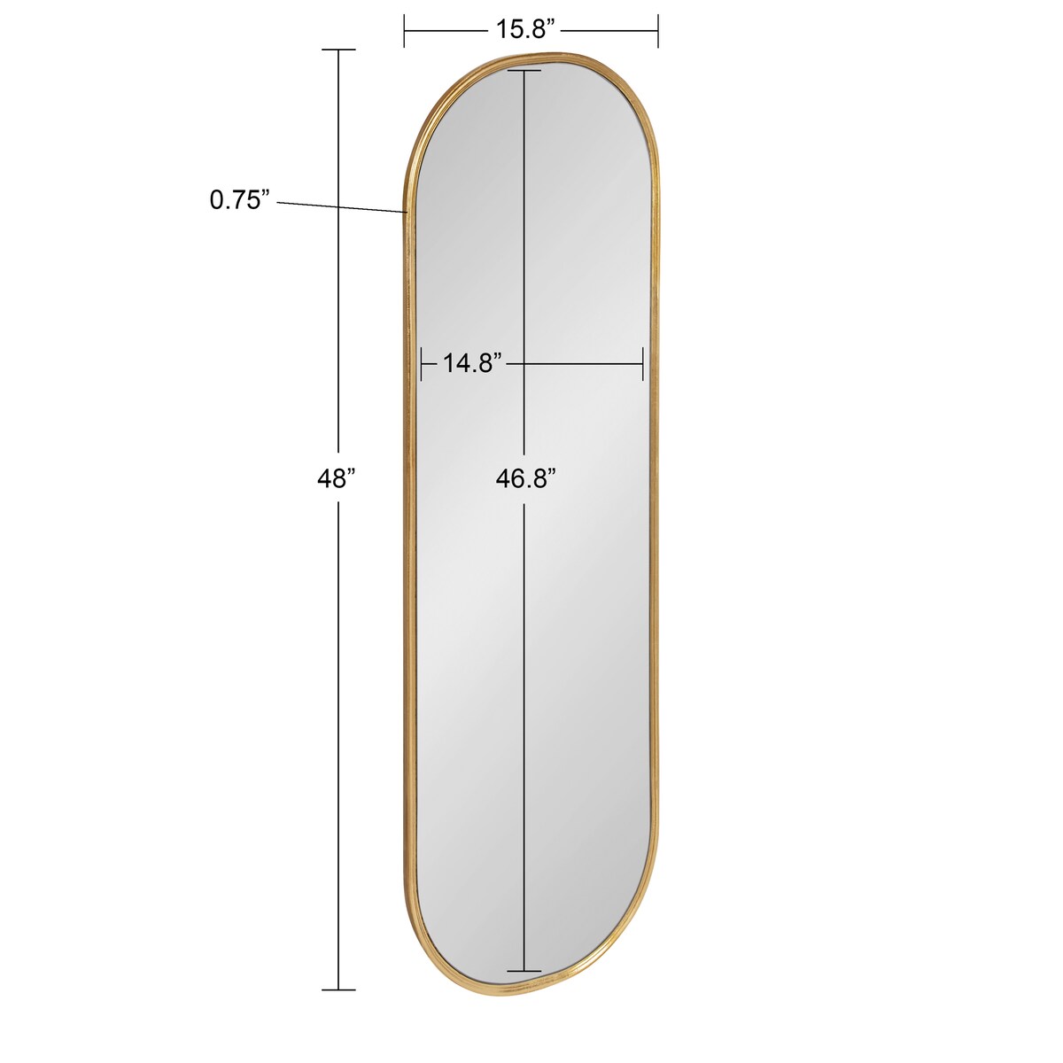 Miroir mural encadré Kate et Laurel Caskill Capsule