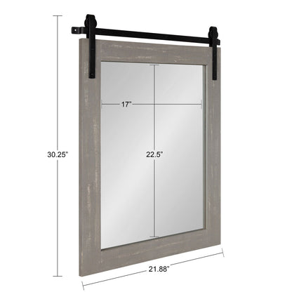 Miroir mural rectangulaire rustique Kate et Laurel Cates