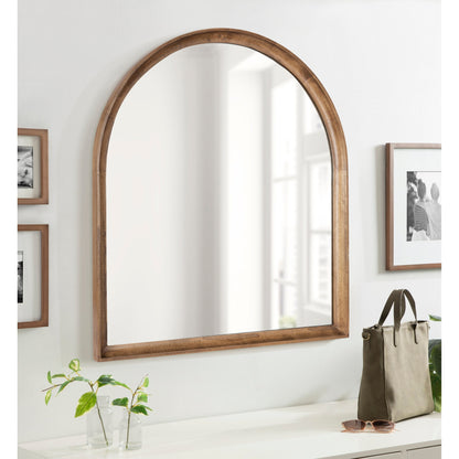 Miroir mural en bois Arch de Kate et Laurel Hatherleigh