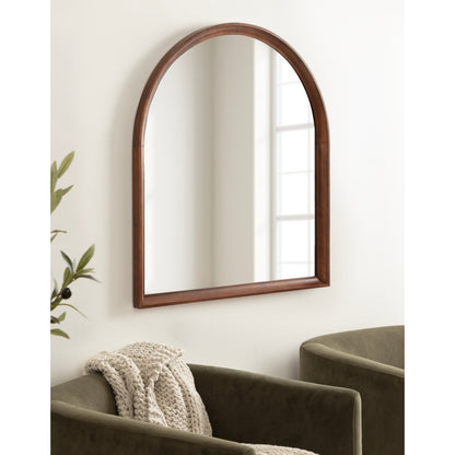 Miroir mural en bois Arch de Kate et Laurel Hatherleigh