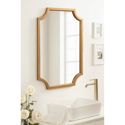 Miroir à cadre en bois festonné Kate et Laurel Hogan
