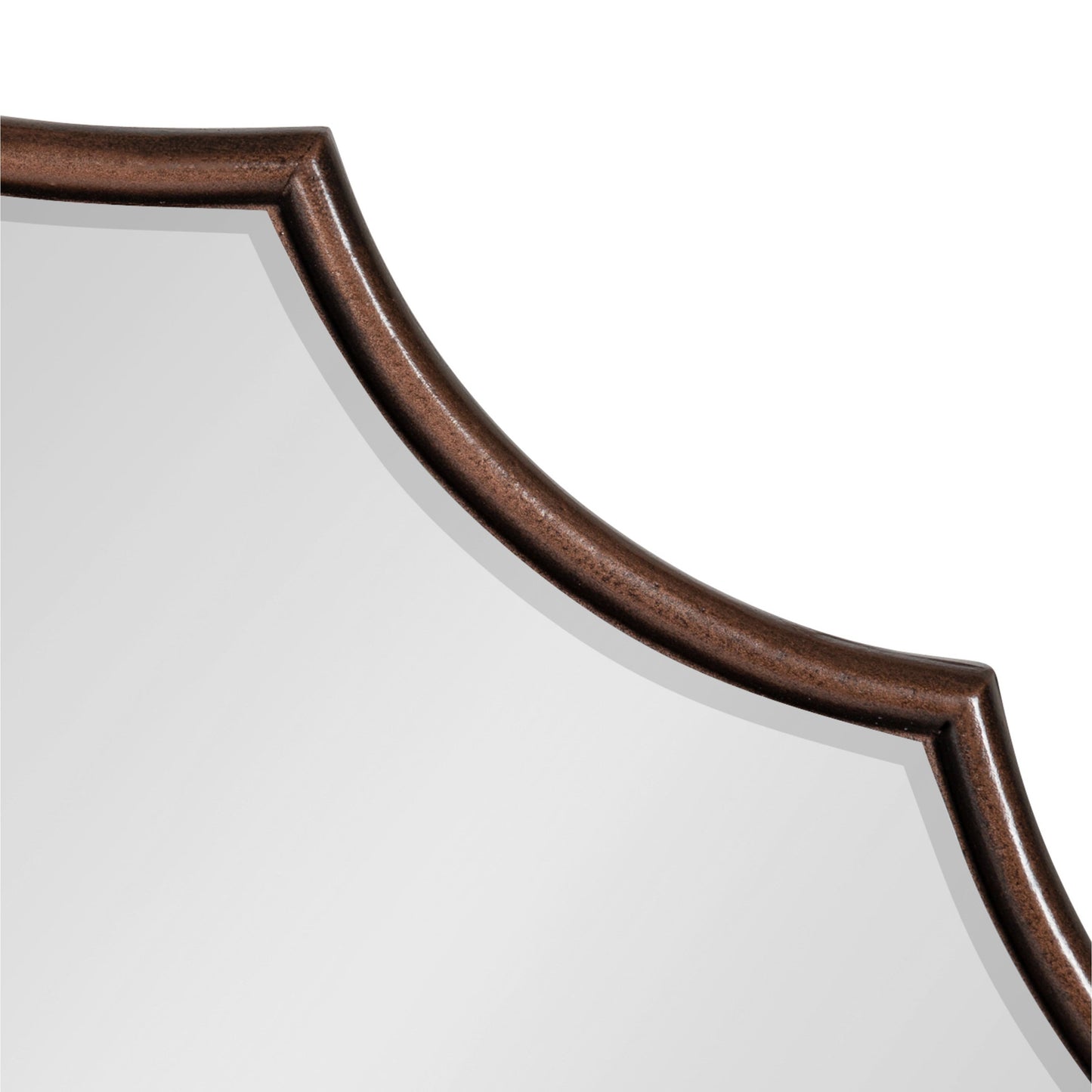 Miroir mural ovale festonné Kate et Laurel Leanna