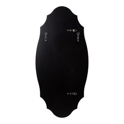 Miroir mural ovale festonné Kate et Laurel Leanna