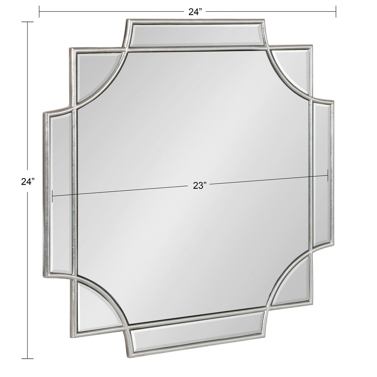 Miroir mural décoratif encadré traditionnel Kate and Laurel Minuette