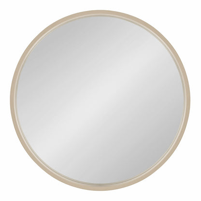 Miroir mural rond en bois Kate et Laurel Travis