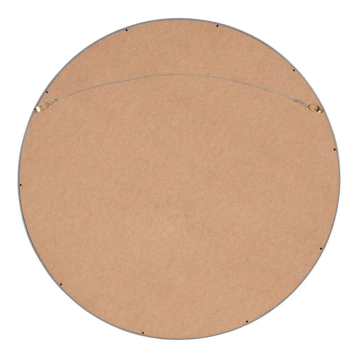 Miroir mural rond en bois Kate et Laurel Travis