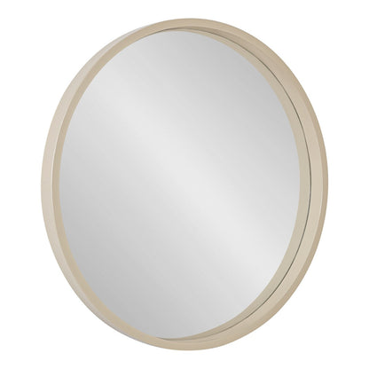Miroir mural rond en bois Kate et Laurel Travis