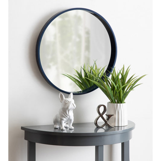 Miroir mural rond en bois Kate et Laurel Travis