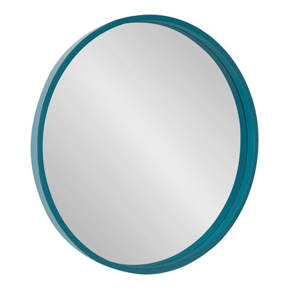 Miroir mural rond en bois Kate et Laurel Travis