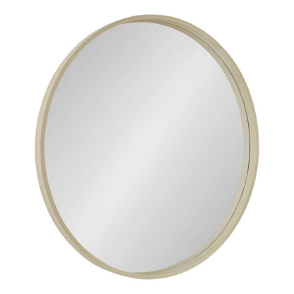 Miroir mural rond en bois Kate et Laurel Travis