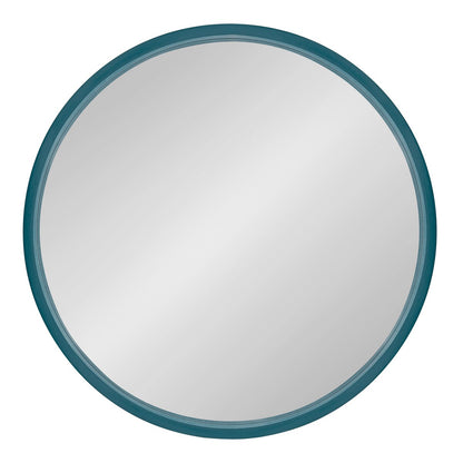 Miroir mural rond en bois Kate et Laurel Travis