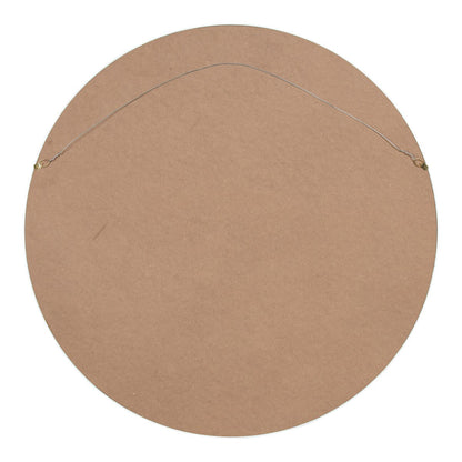 Miroir mural rond en bois Kate et Laurel Travis