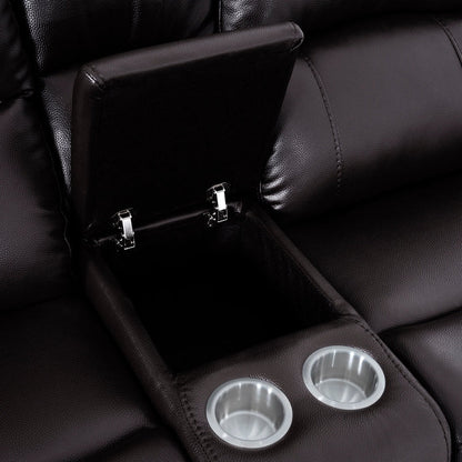 Collection de canapés inclinables manuels en cuir pour salon Meubles inclinables en cuir pour la maison, le bureau et le salon