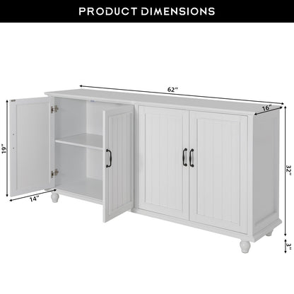 Buffet de cuisine, meuble bar à café, meuble de rangement d'appoint