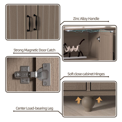 Buffet de cuisine, meuble bar à café, meuble de rangement d'appoint