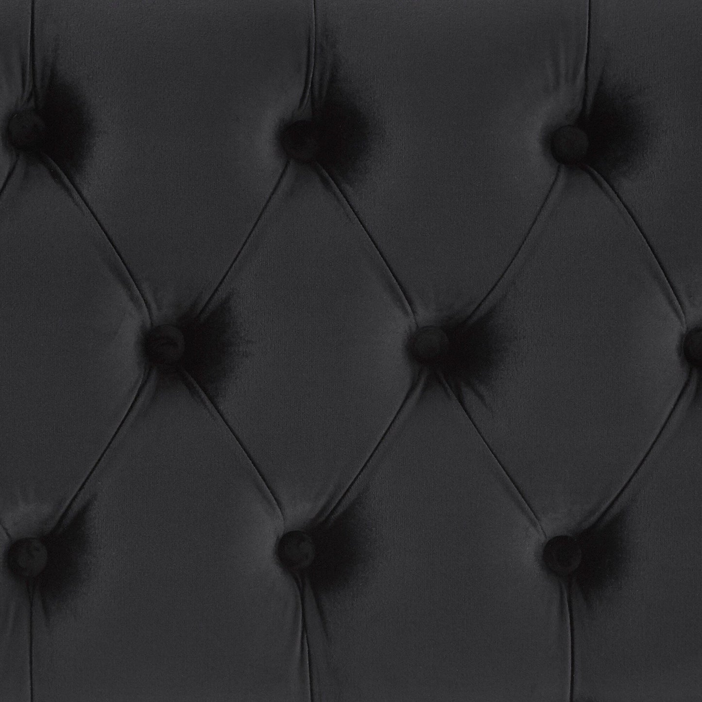 Banc capitonné en velours Klaus par iNSPIRE Q Bold