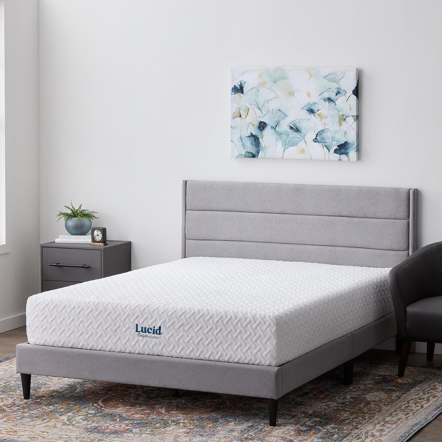 Matelas ferme en mousse à mémoire de forme Lucid de 12 pouces