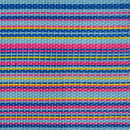Tapis d'intérieur/extérieur à rayures de plage Lalune