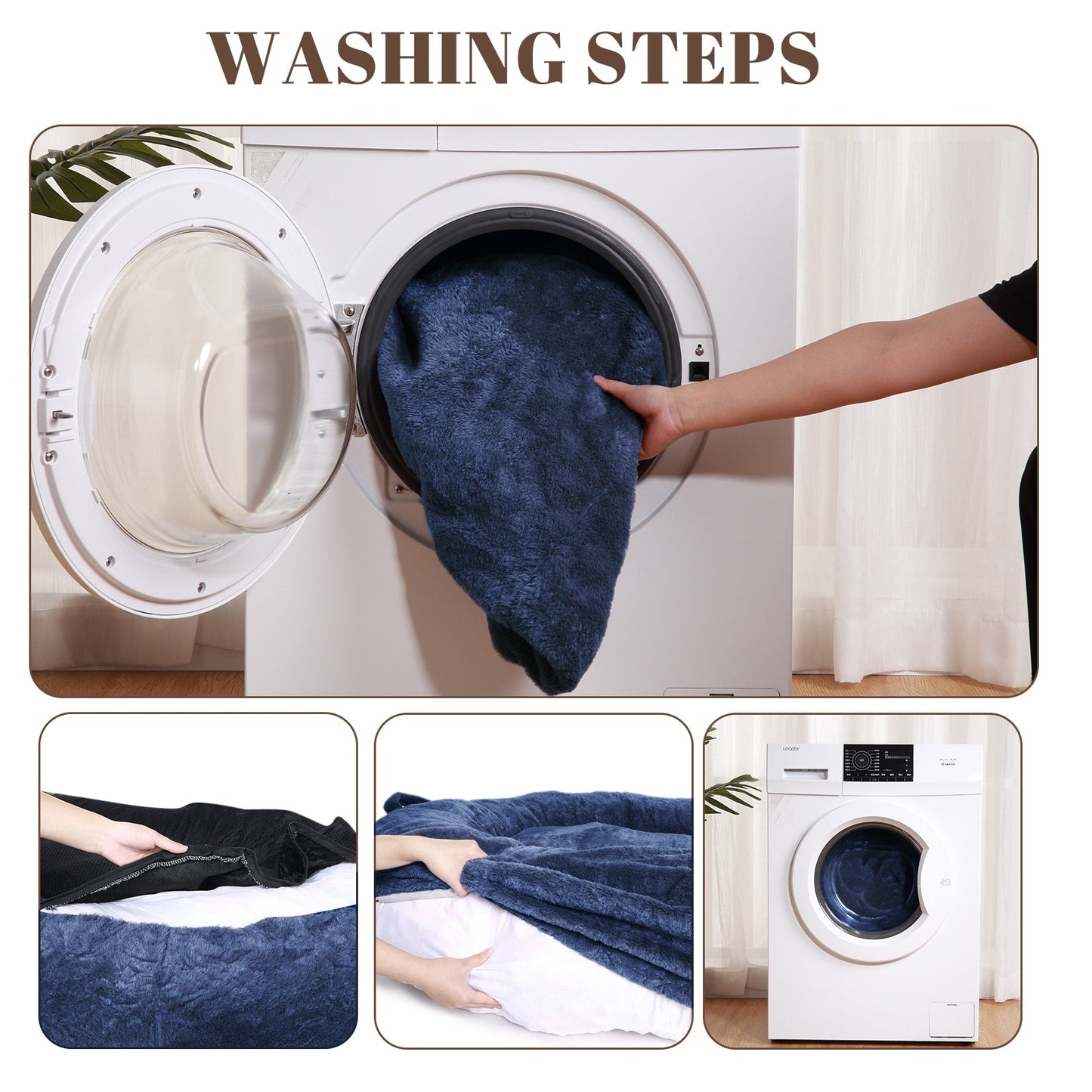 Lit géant pour chien (71 x 48 x 14 cm), lavable, idéal pour les siestes des humains et des adultes.