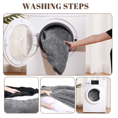 Lit géant pour chien (71 x 48 x 14 cm), lavable, idéal pour les siestes des humains et des adultes.