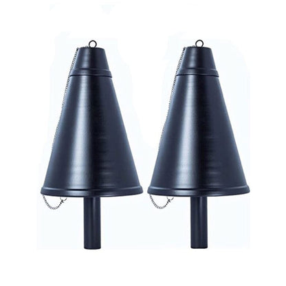 Grande torche tiki hawaïenne en forme de cône