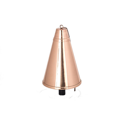 Grande torche tiki hawaïenne en forme de cône