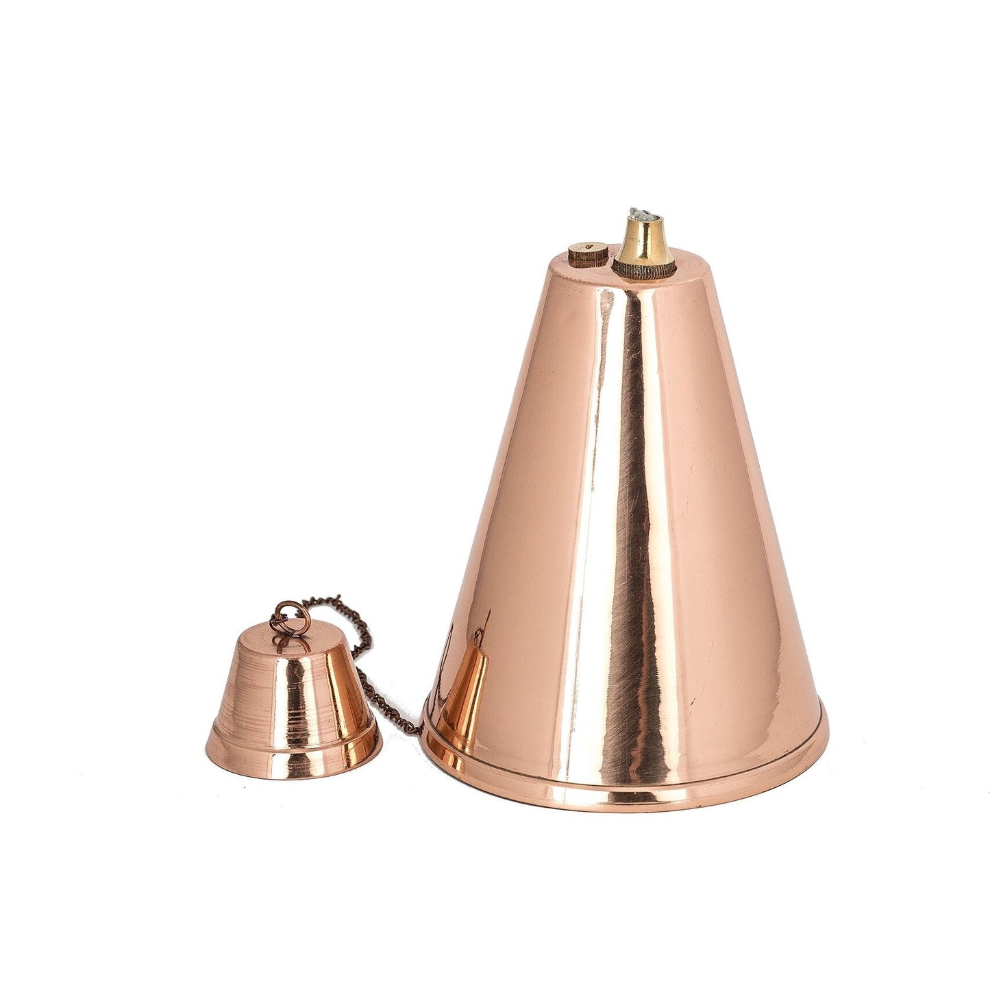 Grande torche tiki hawaïenne en forme de cône