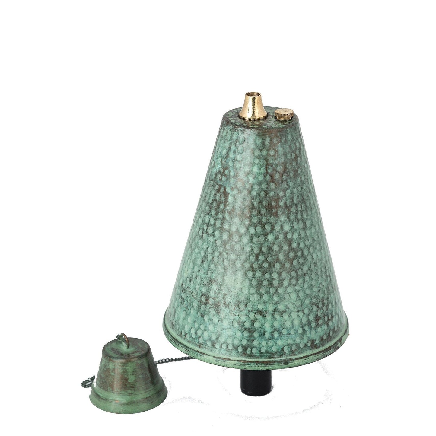 Grande torche tiki hawaïenne en forme de cône