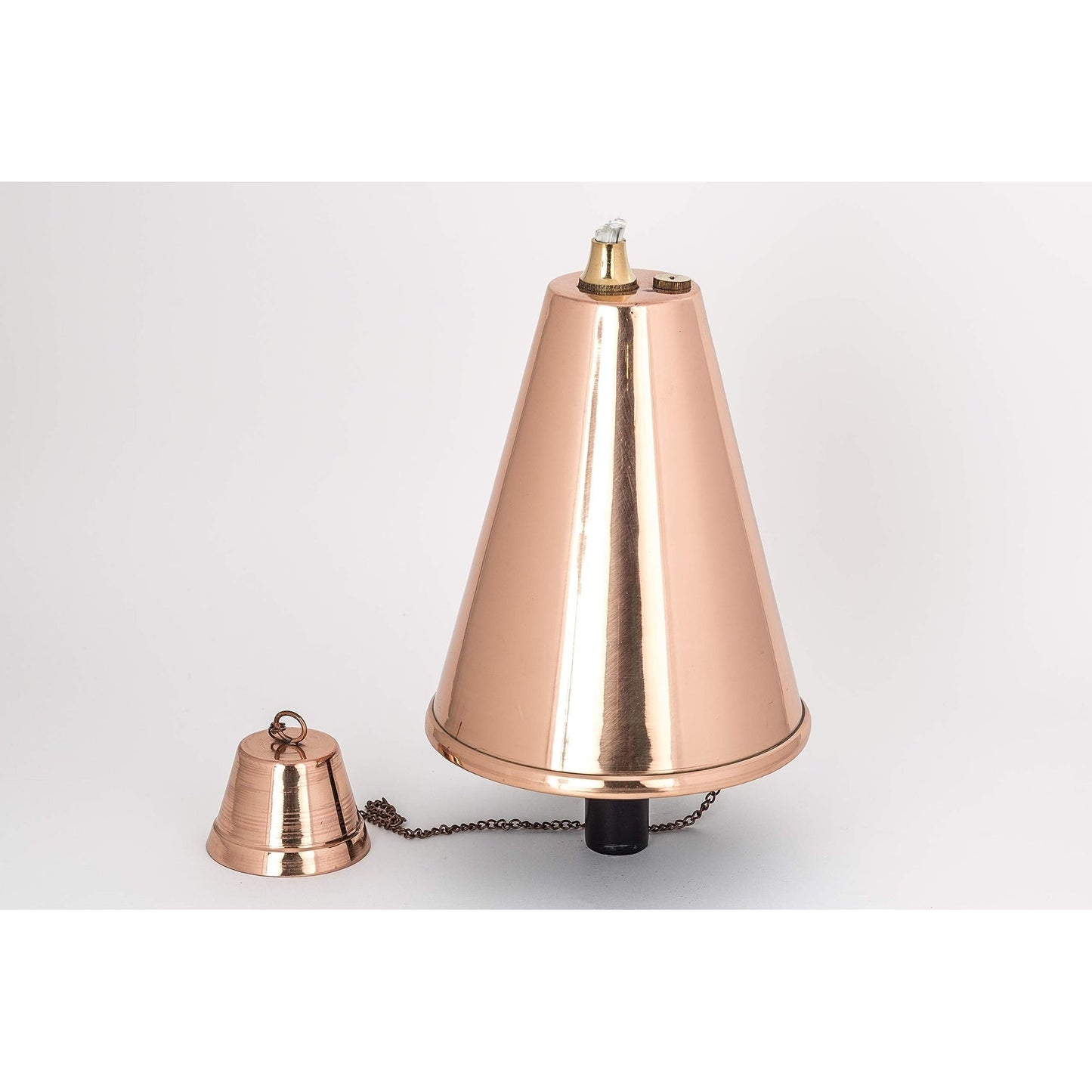 Grande torche tiki hawaïenne en forme de cône