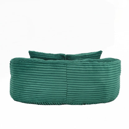 Canapé confortable et durable, fauteuil poire à dossier haut pour adultes et enfants - 2 places