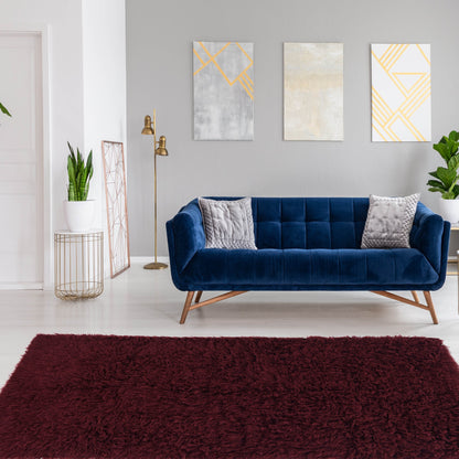 Tapis épais en laine Linon Flokati