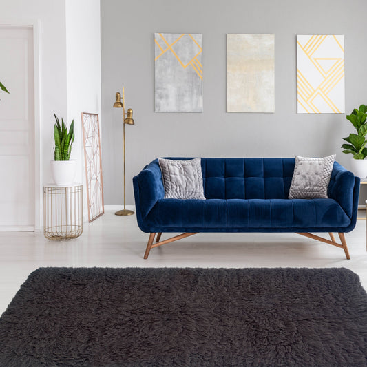 Tapis épais en laine Linon Flokati