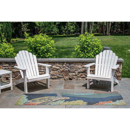 Tapis d'intérieur/extérieur Liora Manne Ravella Akumal Océan