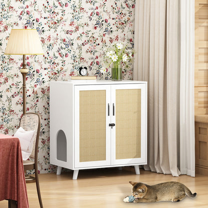 Enceinte de bac à litière pour chat Meubles Table d'appoint Canapé Table