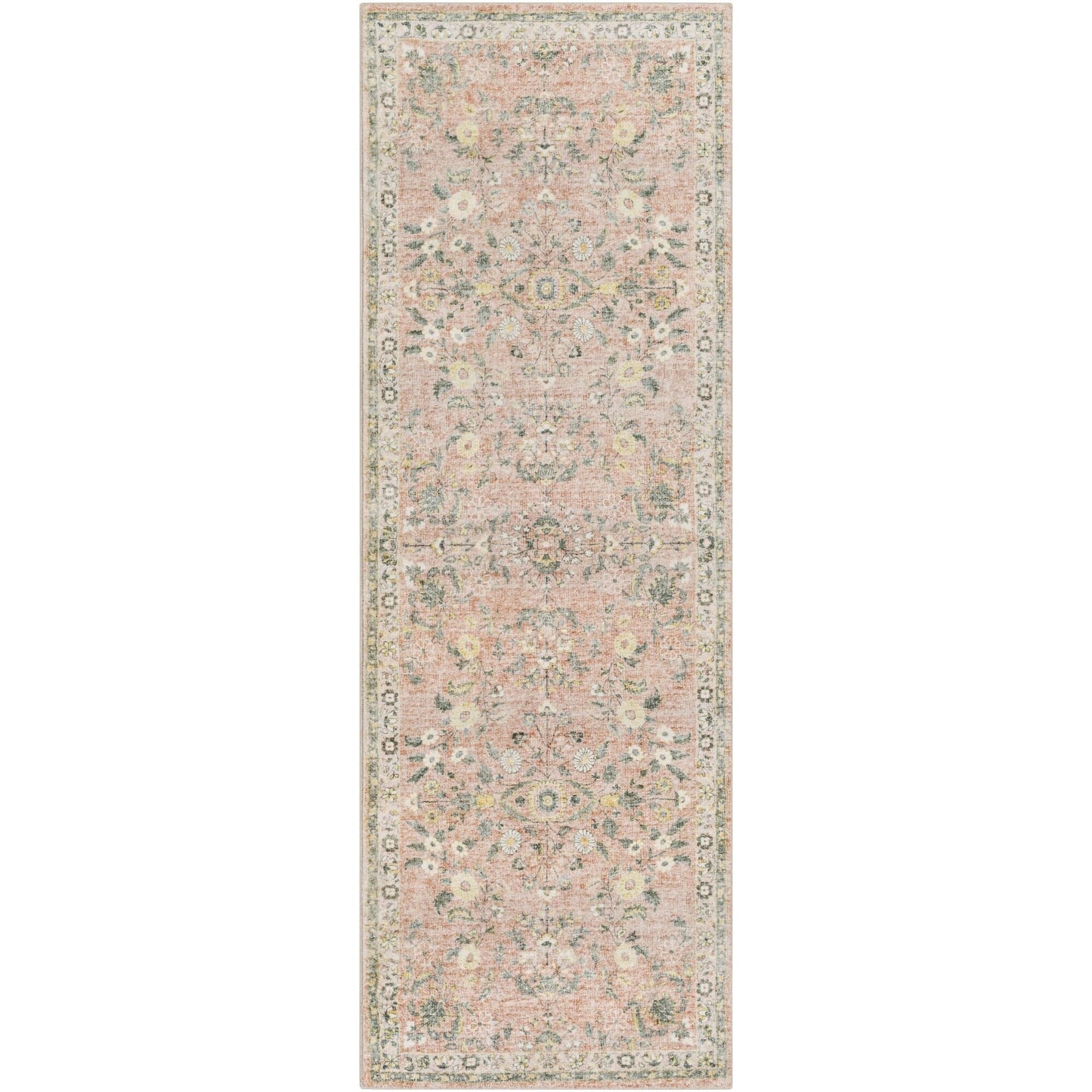 Tapis Livabliss Erin revisité, style traditionnel floral et botanique