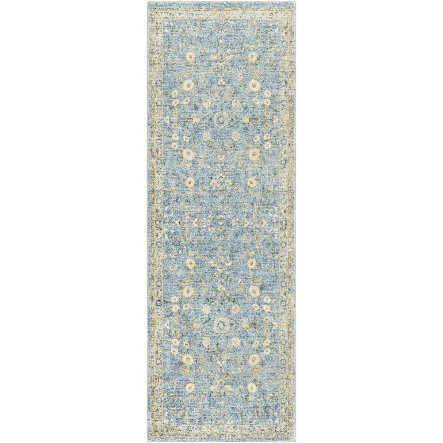 Tapis Livabliss Erin revisité, style traditionnel floral et botanique