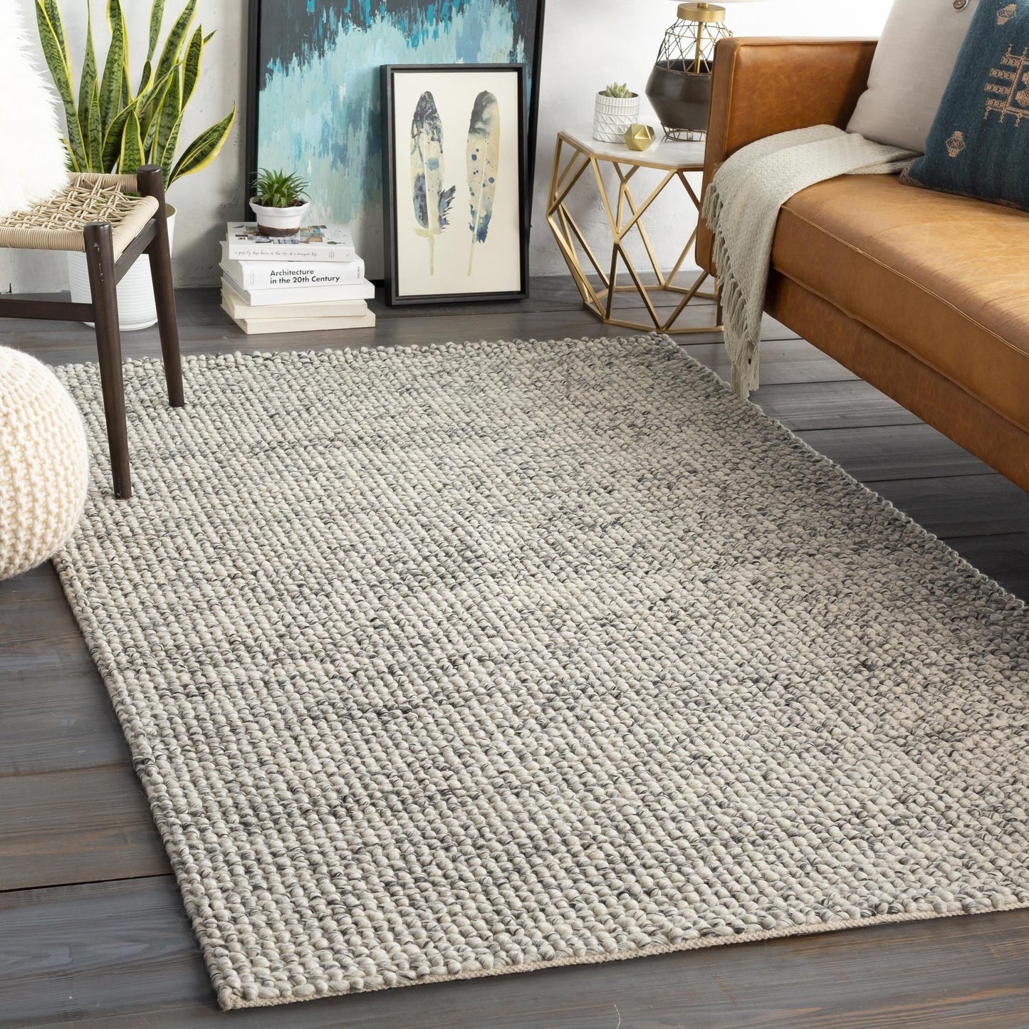 Tapis Livabliss Lucerne scandinave géométrique tissé à la main