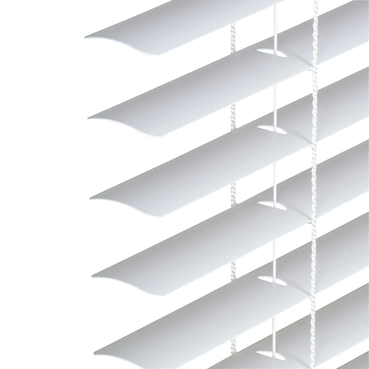 1 Store vénitien en vinyle sans cordon - Blanc