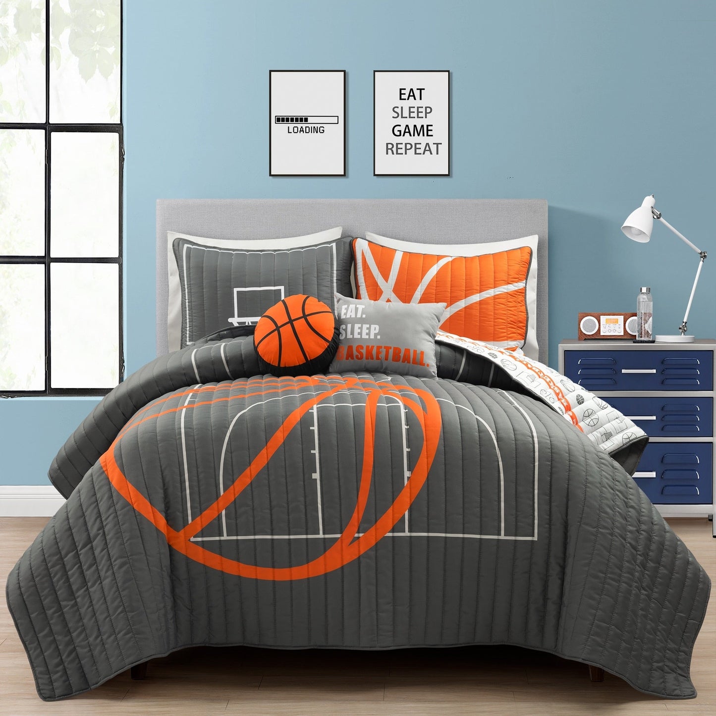 Ensemble de courtepointe Lush Decor Basketball Game