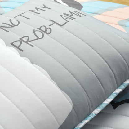 Ensemble de courtepointe réversible Lush Decor Cool as Llama