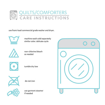 Ensemble de courtepointe à imprimé métallique ombré pailleté Lush Decor