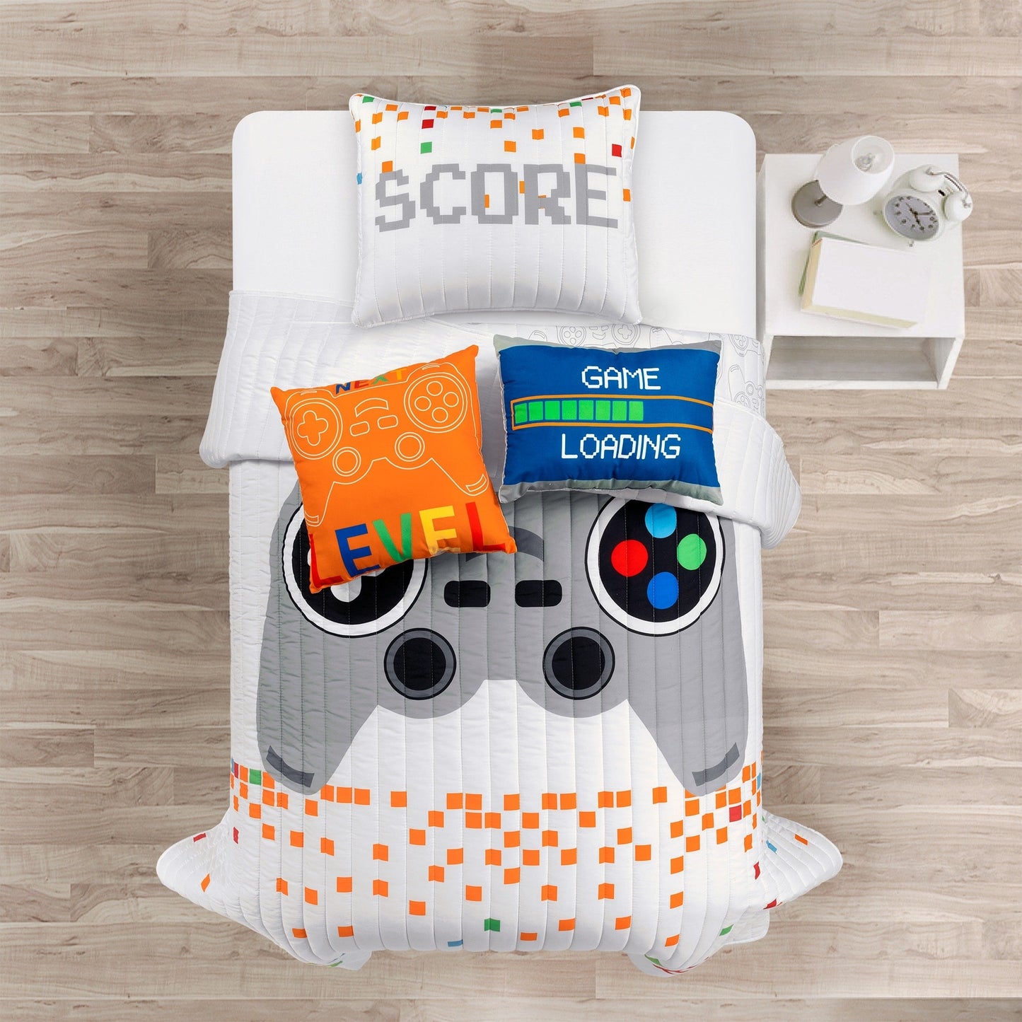 Ensemble de courtepointe 5 pièces pour enfants Lush Decor Jeux vidéo